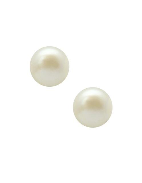Aretes Anthony Vincent con acabado brillante perla