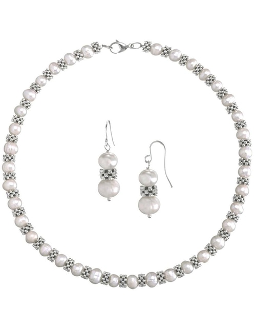 Set de aretes y collar 1