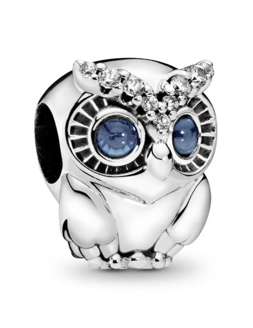 Imagen de producto Charm de búho Pandora de plata P 925 cristal