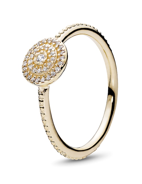 Anillo de oro 14 k Pandora Elegancia Radiante Liverpool