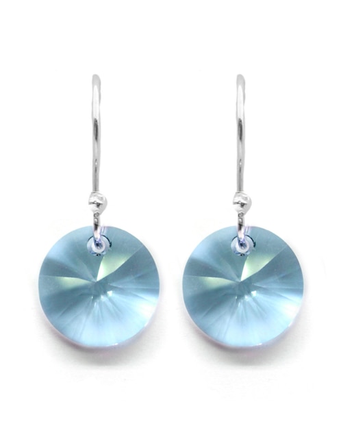 Aretes Zvezda de plata con acabado pavé cristal