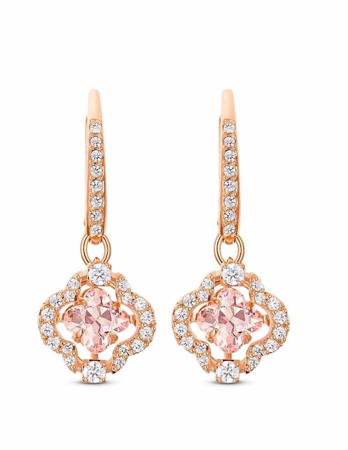 Aretes Swarovski con acabado brillante