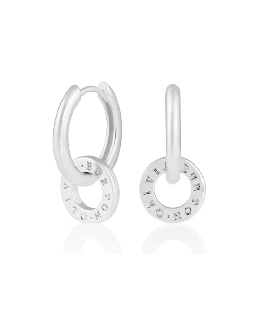 Aretes Olivia Burton de plata P 925 con acabado brillante cristal