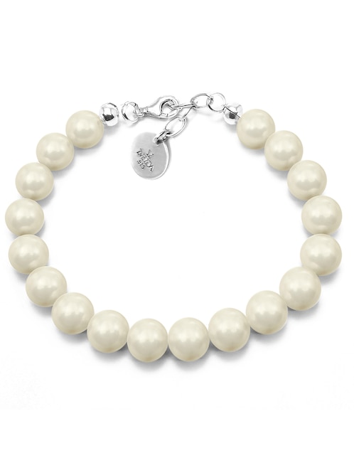 Pulsera de plata con perla 1