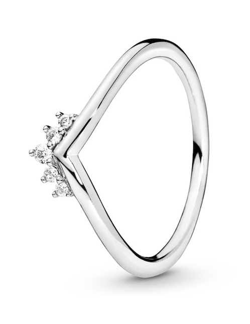 Anillo P 925 de plata diamante pavé 1