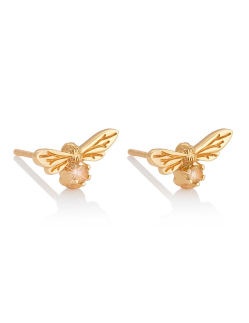 Aretes Olivia Burton con acabado pavé cristal
