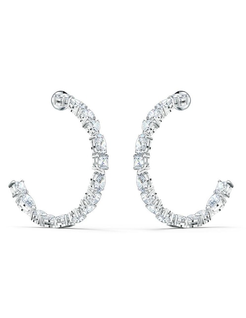 Arracadas Swarovski con acabado brillante