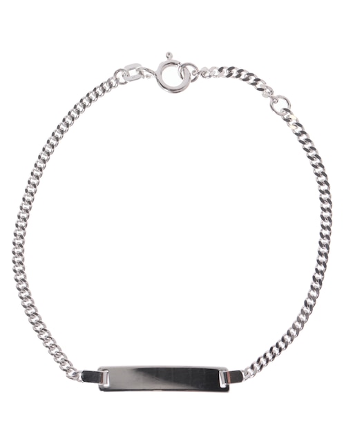 Pulsera Amor de plata con acabado pulido