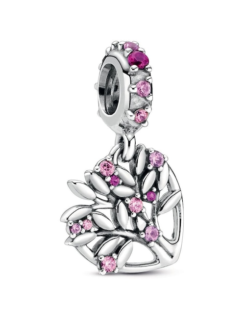 Charm de corazón Pandora de plata P 925