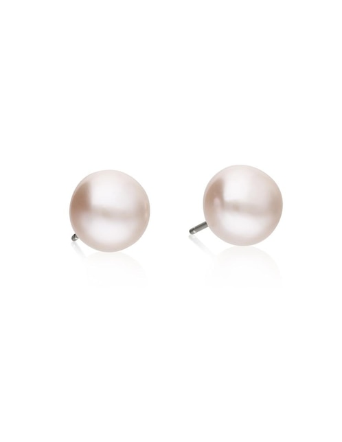 Aretes Anamora Por Tanya Moss de plata con acabado plateado