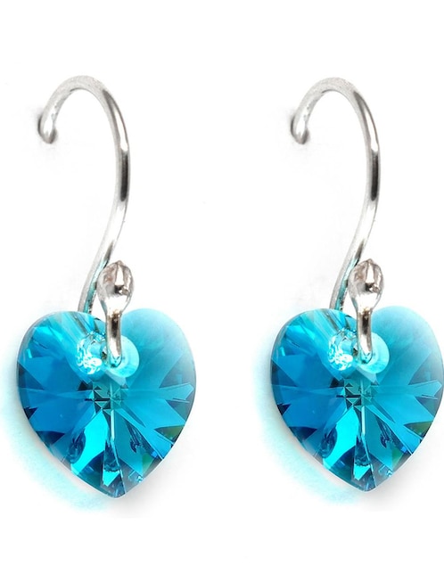 Aretes de plata P925 Zvezda cristal