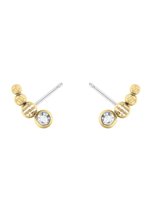 Aretes Tommy Hilfiger con acabado pavé cristal