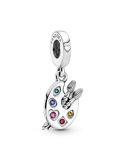 Charm redondo Pandora de plata P 925
