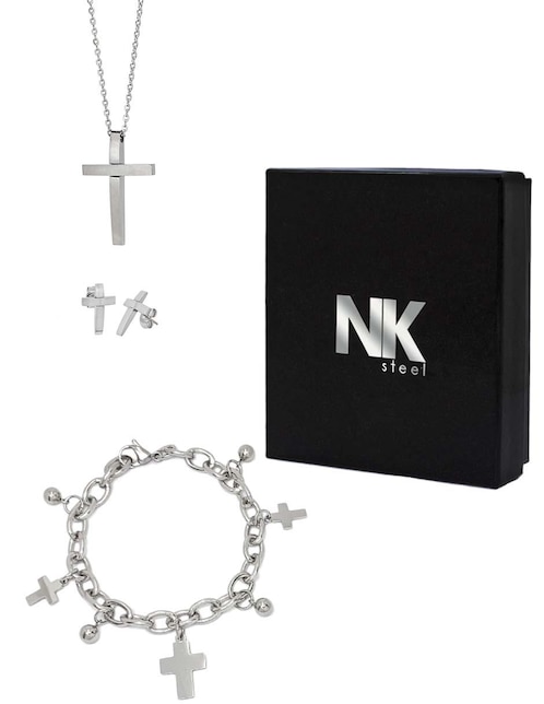 Aretes, collar y pulsera 1