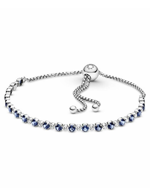 Brazalete de plata con acabado liso