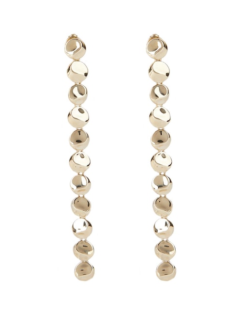 Aretes Carolee con acabado brillante