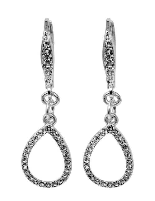 Aretes con acabado brillante cristal