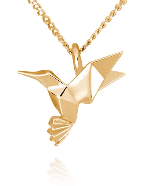 Dije de colibrí Necora de plata
