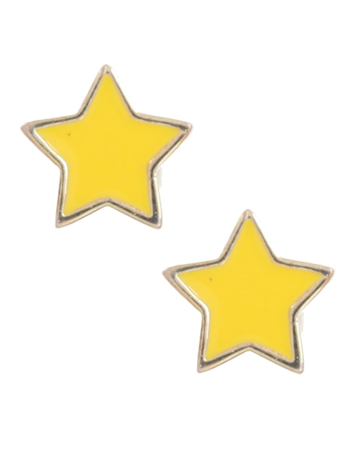 ARETES ADINAS JEWE, UNITALLA, AMARILLO