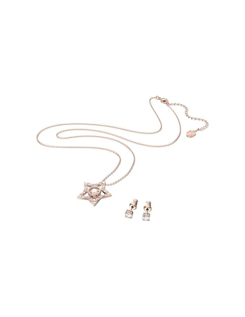Collar con dije y Aretes Swarovski FW swarovski