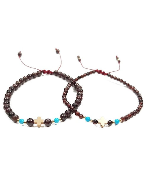 Set pulsera María Karina con acabado brillante