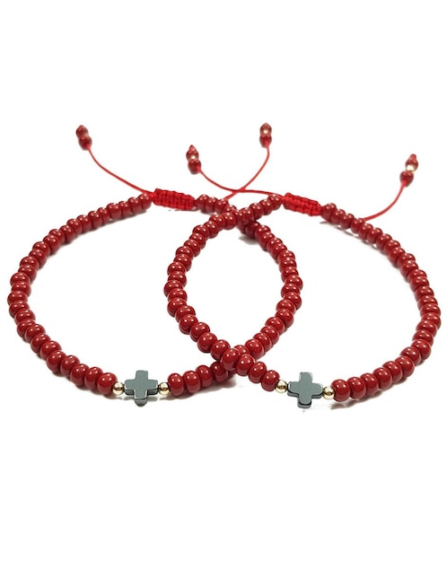 Set pulsera con acabado liso 1