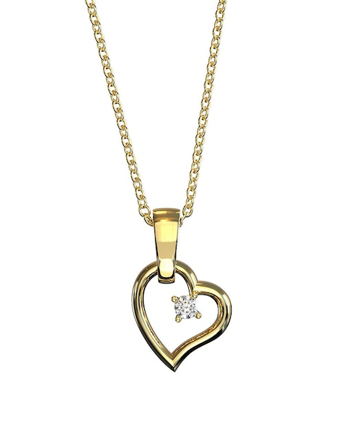 Colgante Y Dije de corazón Ortiz Espinosa cristal