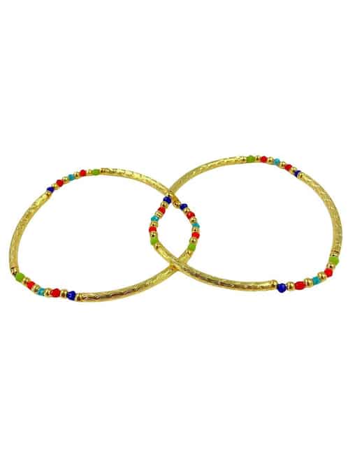 Pulsera Mancini de baño de oro