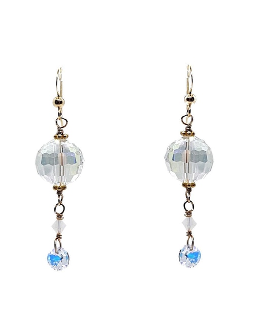 Aretes María Karina con acabado brillante swarovski