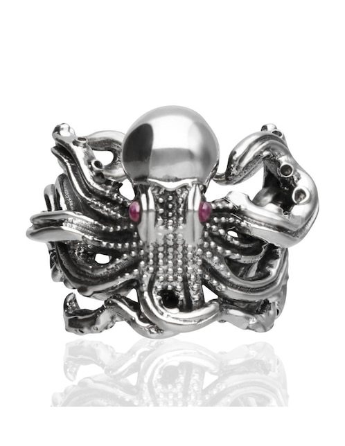 Anillo rubí brillante