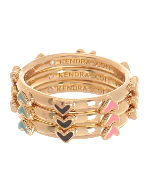 Set anillo de corazón Kendra Scott 14 k