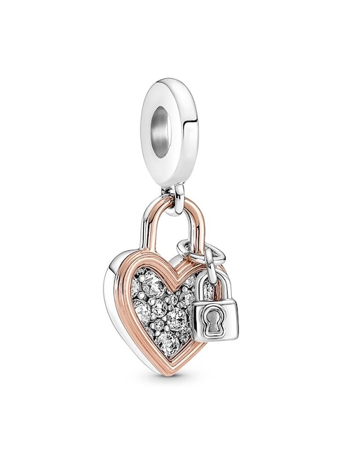 Charm de corazón Pandora moments de plata P 925 zirconia cúbica