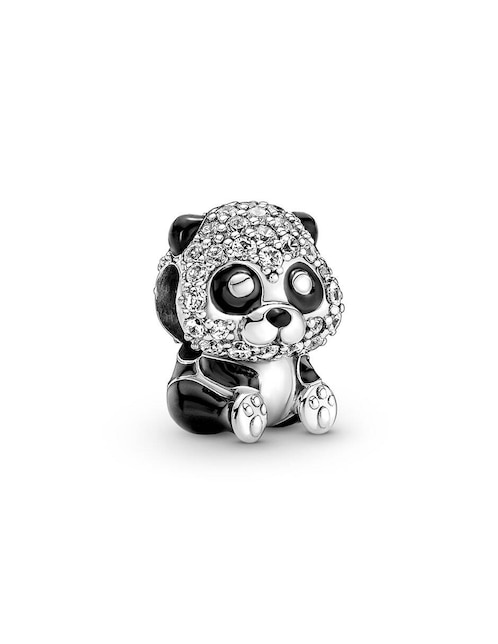 Charm de panda Pandora moments de plata P 925 zirconia cúbica
