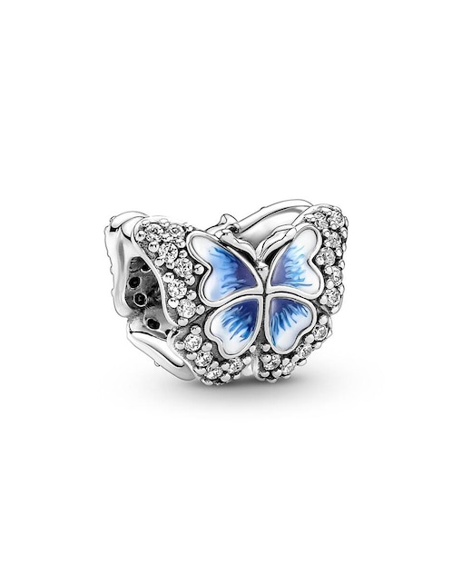 Charm de mariposa Pandora moments de plata zirconia cúbica