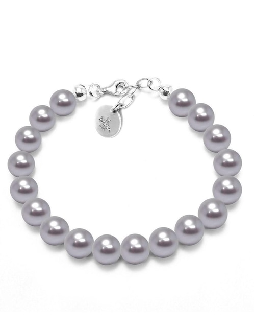 Pulsera de plata con perla 1