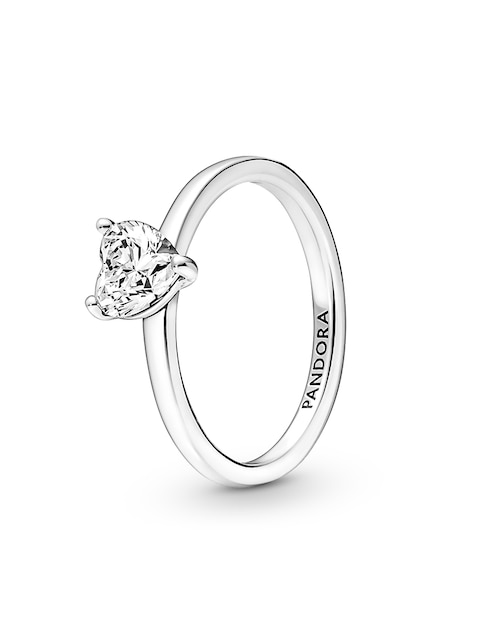 Anillo de corazón Timeless P 925 de plata zirconia cúbica pulido 1