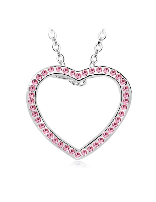 Dije de corazón cristal 1
