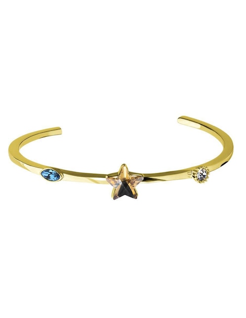 Brazalete Ocean Heart de baño de oro