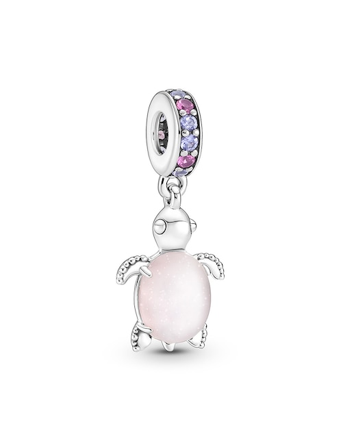 Charm de tortuga moments de plata P 925 cristal 1