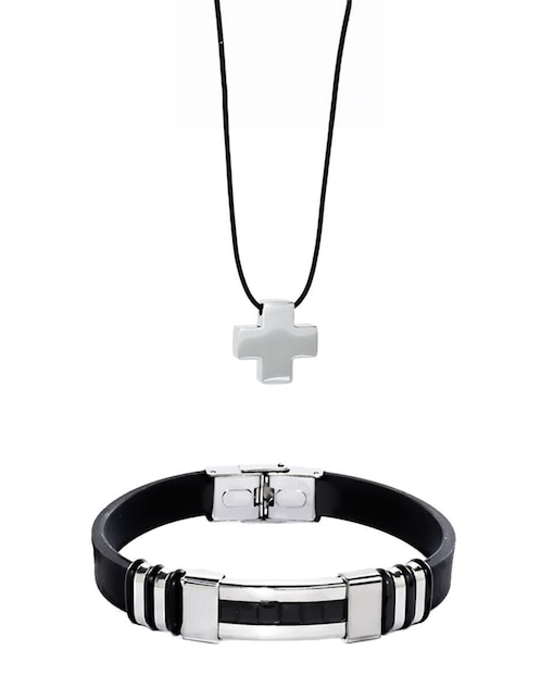 Collar y pulsera Nk Steel