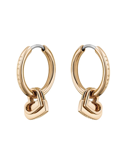 Arracadas Hugo Boss Soulmate con acabado brillante