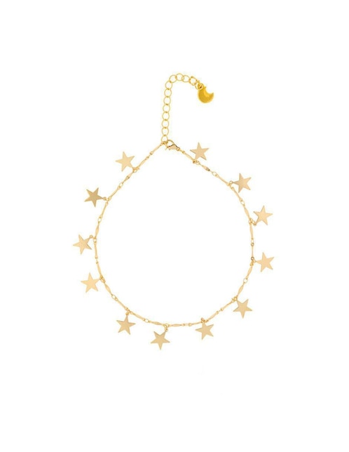 Collar de estrella Parisa Joyería de baño de oro