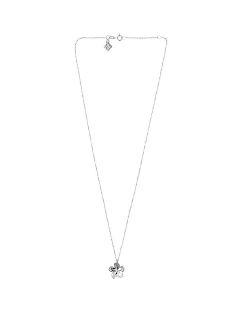 Collar de flor Anante Floral de plata P 925