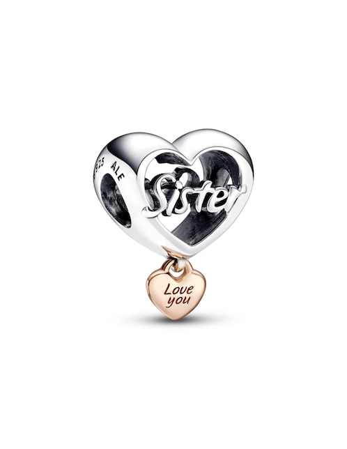 Charm de corazón Pandora moments de plata P 925
