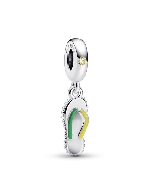Charm de sandalia Pandora moments pdp de plata zirconia cúbica