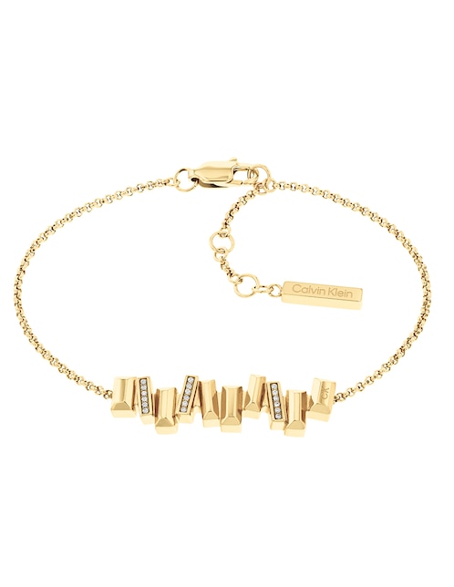 BRAZALETE CK LUSTER, UNITALLA, DORADO