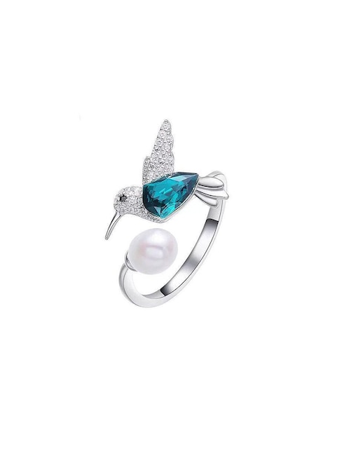 Anillo de colibrí Mayfer Joyería swarovski