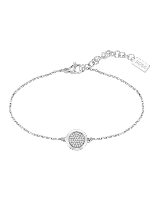 BRAZALETE HUGO BOS, UNITALLA, PLATEADO