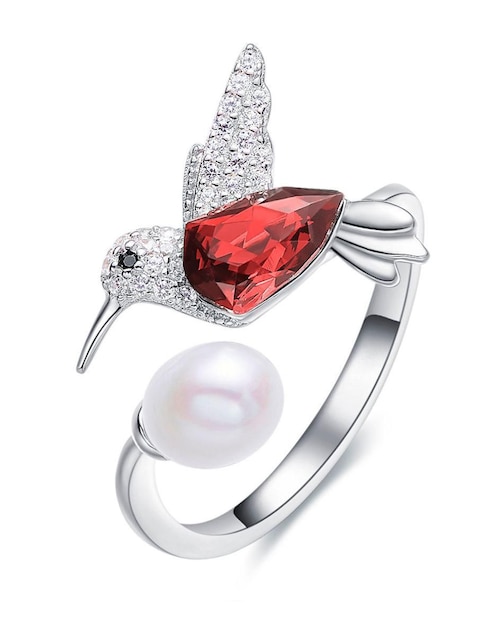 Anillo de colibrí swarovski 1