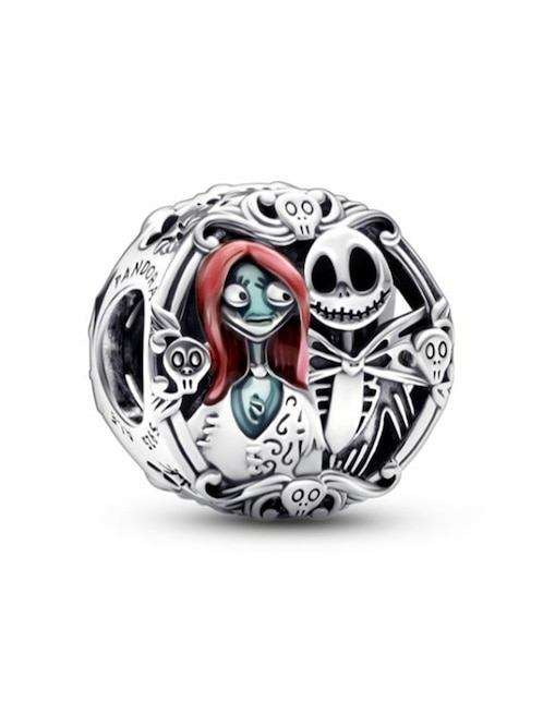 Charm de esfera Pandora disney x jack skellington de plata P 925